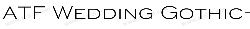 ATF Wedding Gothic字体转换